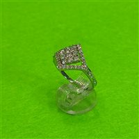 Salzano - Via Montegrappa, 28 - Anello Vidali Gioielli Donna in Oro bianco ANOR-7-34 - ANOR-7-34